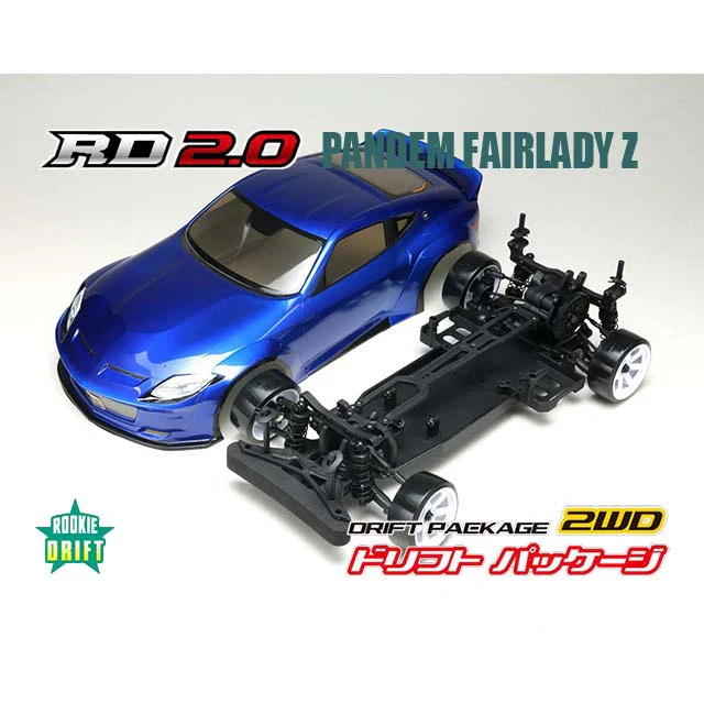 Yokomo DP-RZ34BL Drift Package 2WD Nissan Fairlady Z (RZ34) Body Assembly Kit Blue (pre-cut) - Image 4