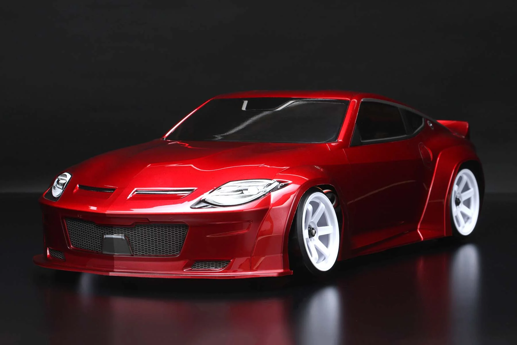 Yokomo SD-RZ34RB PANDEM NISSAN Fairlady Z (RZ34) Painted Body Set (Red) - Image 4