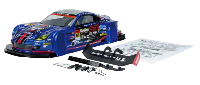 HiTEC 16463 1/10 SUBARU BRZ GT300 Painted Body Set - Image 4