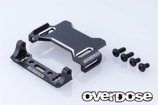 OVERDOSE OD3976 JT Aluminum Rear ESC Mount Type-2 (For GALM Series/Black)