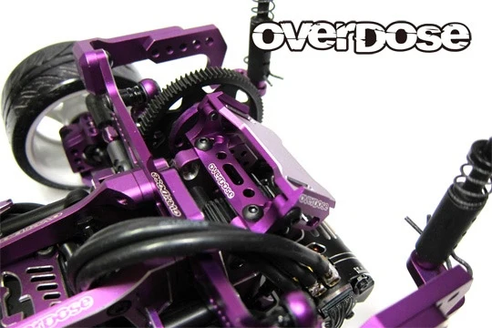 OVERDOSE OD3975 JT Aluminum Rear ESC Mount Type-2 (For GALM Series/Red) - Image 2