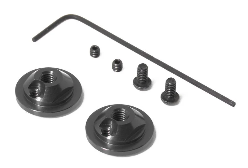 Wrap Up Next 0816-FD Air Opening/Closing/Full length Adjustable Shock Top 2pcs Black (Compatible with SG/RDX/OD)
