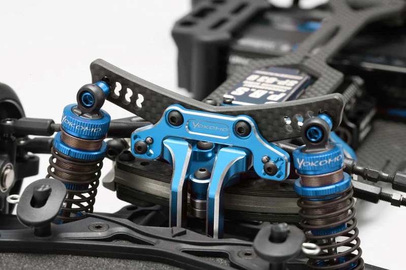 Yokomo Y2-017AGBL Hybrid Shock Tower for RD/SD Series (Blue) - Image 2