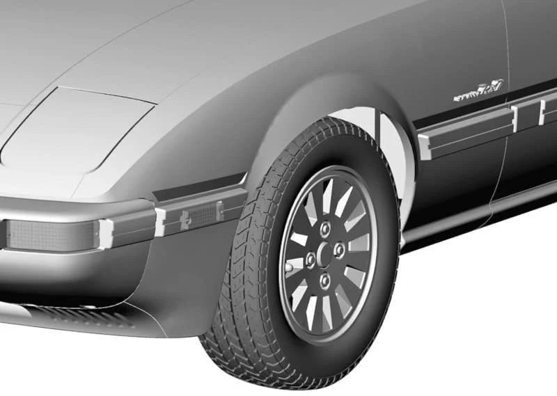 Hasegawa Mazda Savanna RX-7 (SA22C) Late Turbo GT - Image 2