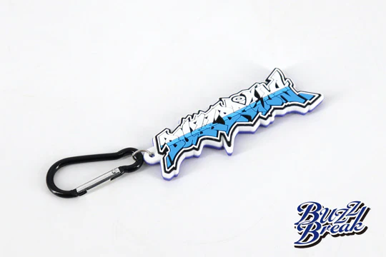 OVERDOSE BB-KE-013 Rubber Keychain BuzzBreak C Graffiti Type
