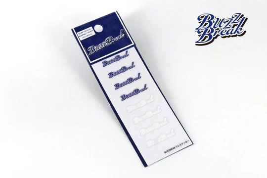 OVERDOSE BB-ST-007 Cut-out Rim Sticker (BuzzBreak Normal Type/Blue/White)