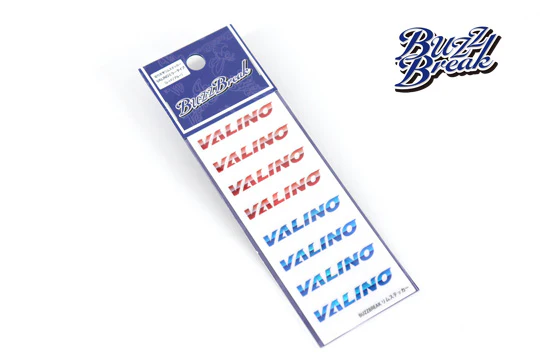 OVERDOSE BB-ST-013 Cut-out Rim Sticker (VALINO Mirror Type/Red/Blue)