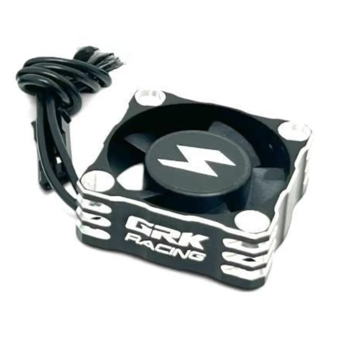 SHIBATA DR-AC30ABK GRK RACING Aluminum Cooling Fan (Black)