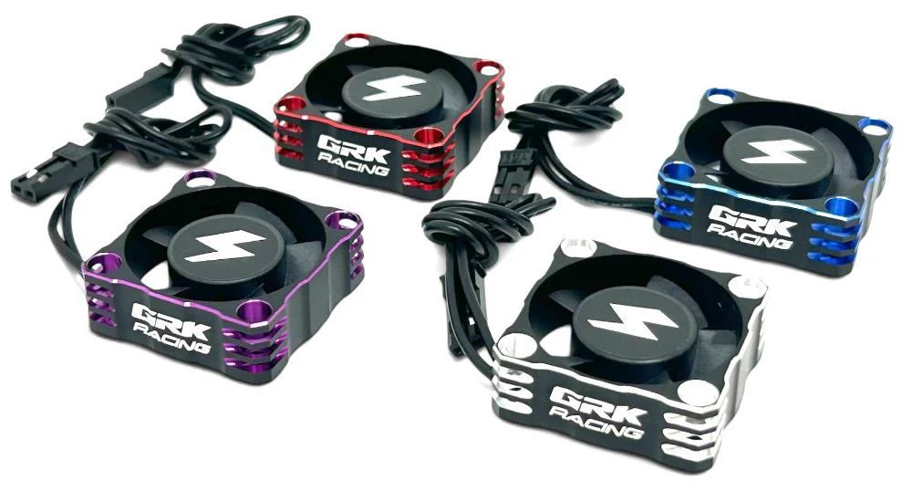 SHIBATA DR-AC30APU GRK RACING Aluminum Cooling Fan (Purple) - Image 2