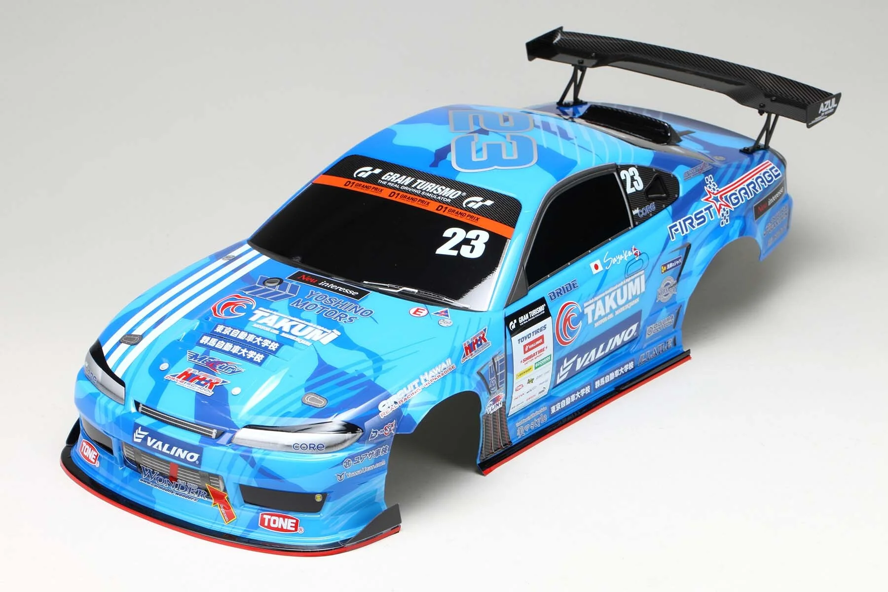 Yokomo SD-MS15BLB Mercury SAYAKA Special S15 Painted/Pre-cut Drift Body - Image 4