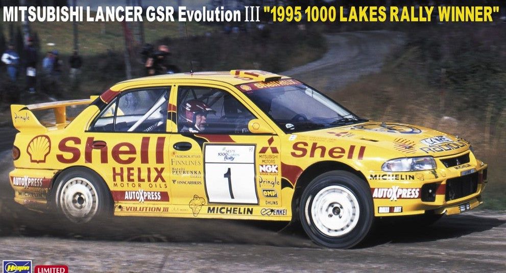 Hasegawa Mitsubishi Lancer GSR EvolutionIII `1995 1000 La