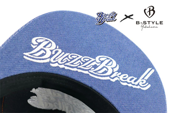 OVERDOSE BB-CA-008 BuzzBreak x B-STYLE Denim Cap - Image 3