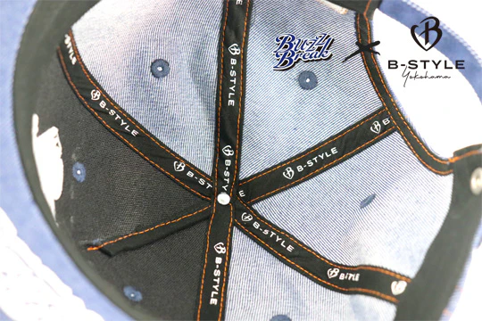 OVERDOSE BB-CA-008 BuzzBreak x B-STYLE Denim Cap - Image 4