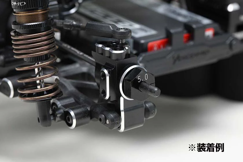 Yokomo RD-415AR Aluminum Rear Hub Carrier for RD2.0/SD3.0 Black - Image 2
