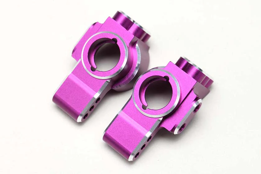 Yokomo RD-415ARP Aluminum Rear Hub Carrier for RD2.0/SD3.0 Purple