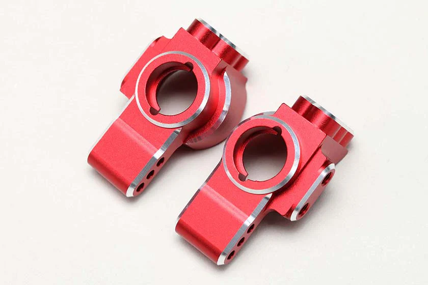 Yokomo RD-415ARR Aluminum Rear Hub Carrier for RD2.0/SD3.0 Red