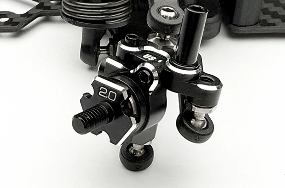 REVED D1-010FA2 RDX Aluminum Front Axle (2.0mm, 2pcs) - Image 2