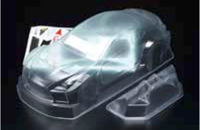 Yokomo SP-LFGT3BL Lexus RC-F GT3 Clear Body (Light Weight) - Image 2