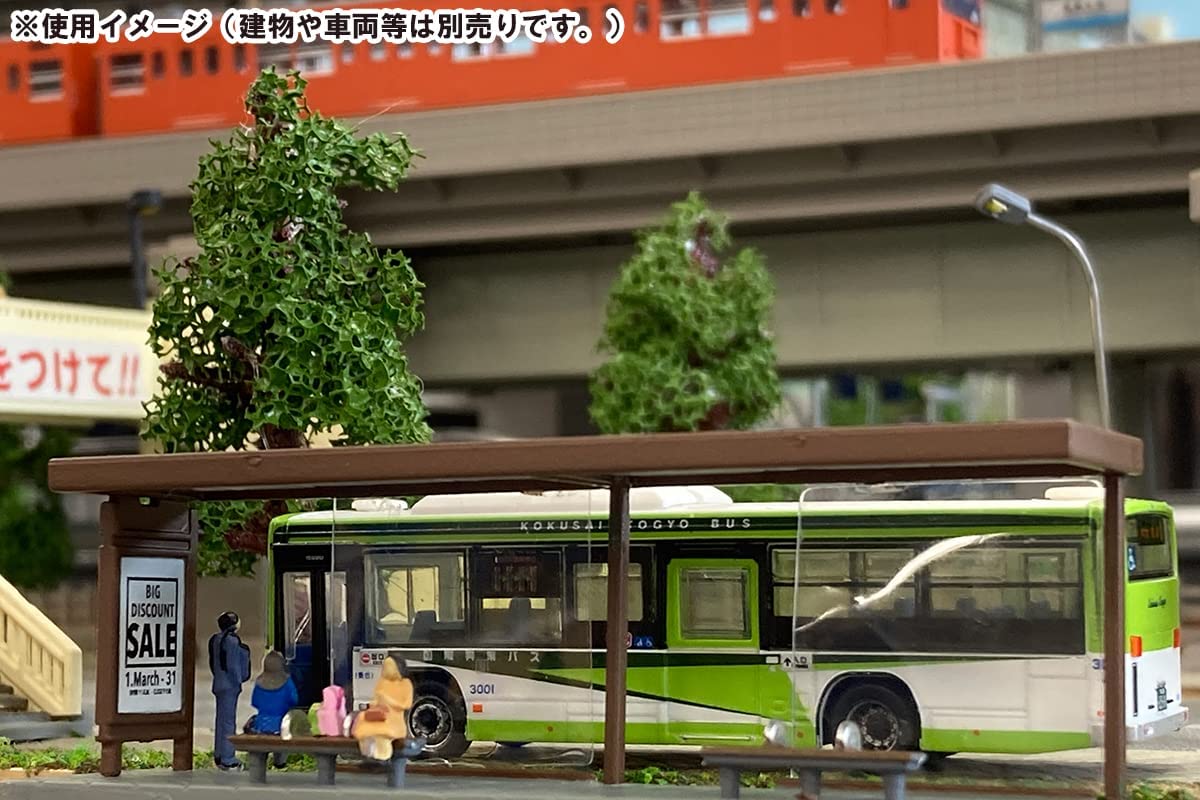 Tomix 324102 Visual Scene Accessory 122-2 Bus Stop C2 ( - Image 4