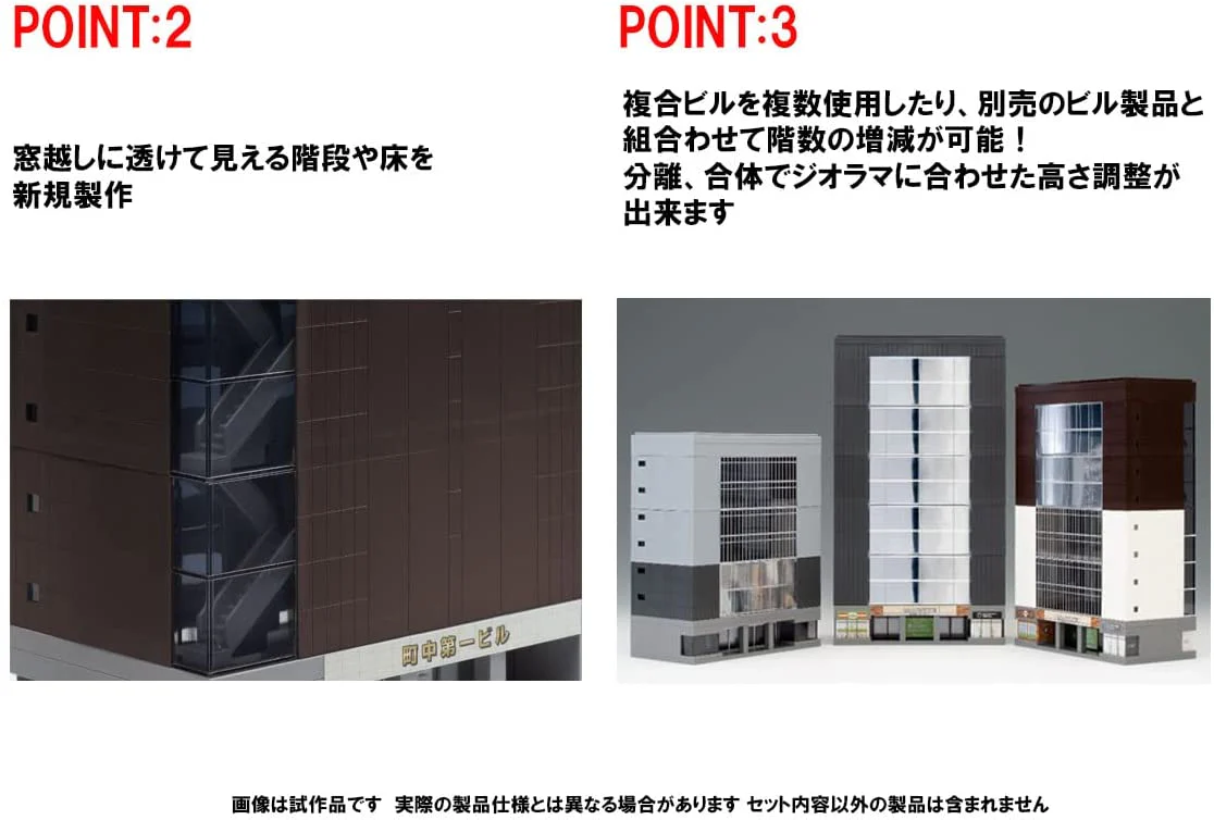 Tomix 4217 Complex Building (Round Window, 5-Stories) - Image 3