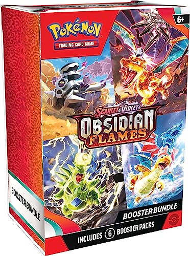 Pokemonポケモン スカーレット&バイオレット 3 黒曜石 炎 ブースターバンドル, 186-85387