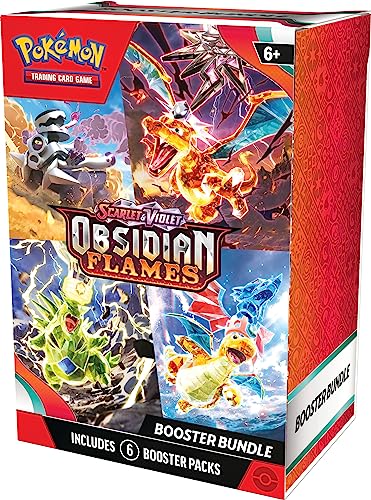 Pokemonポケモン スカーレット&バイオレット 3 黒曜石 炎 ブースターバンドル, 186-85387 - Image 4