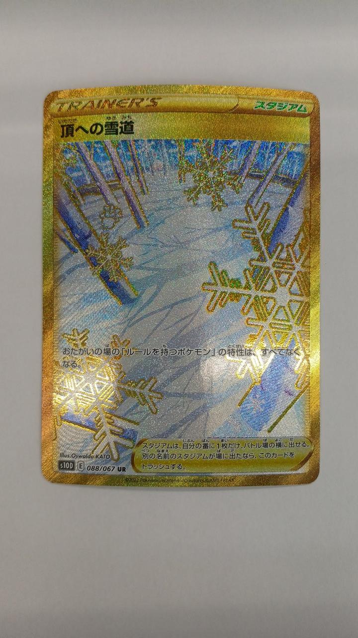 Pokemon Card Snowy Road to the Summit