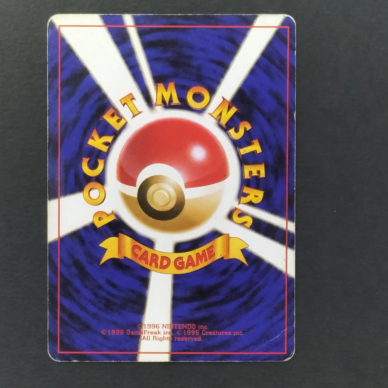 Pokemon Card Charizard Old Back Energy Burn - Image 11