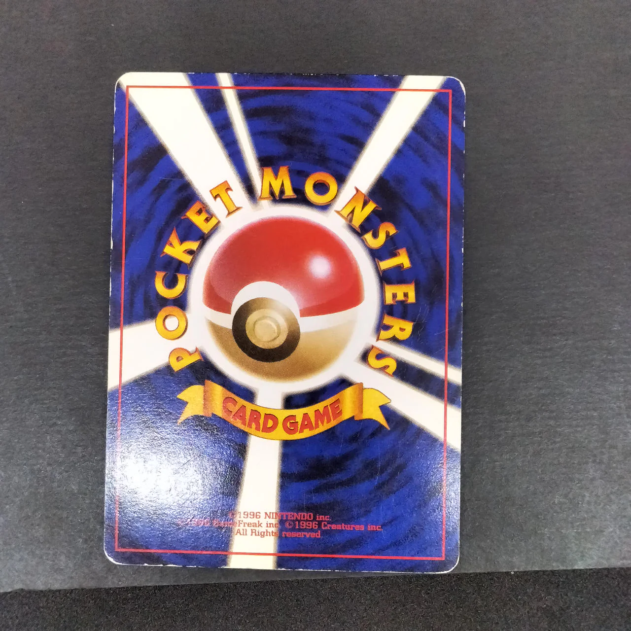 Pokémon Card Charizard Wig, Old Back - Image 11