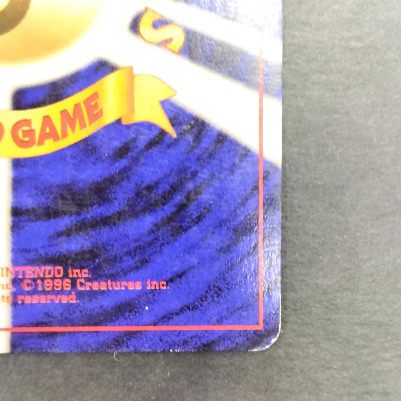 Pokémon Card Jutsume's Gengar Kira Old Back - Image 20