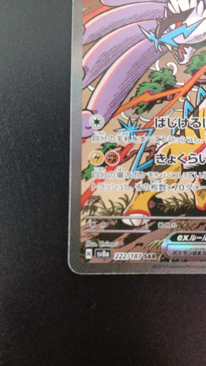Pokémon Raging Bolt ex 222/187/SV8A/B SAR - Image 4