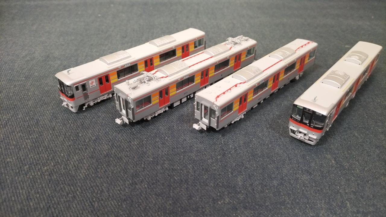 Popondetta Sanyo Electric Railway 6000 Series 4-Car Set 6037 - Image 3