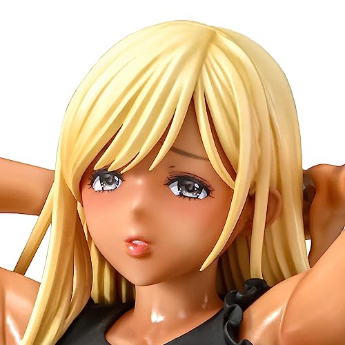 Q-six あなたが望むなら 浅井佳織 黒ギャルver. 1/6スケール PVC製 塗装済み 完成品 フィギュア