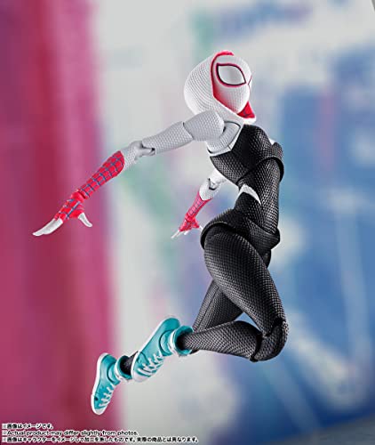 S.H.フィギュアーツ スパイダーマン:アクロス・ザ・スパイダーバース スパイダーグウェン 約150mm ABS&PVC製 塗装済み可動フィギュア - Image 8