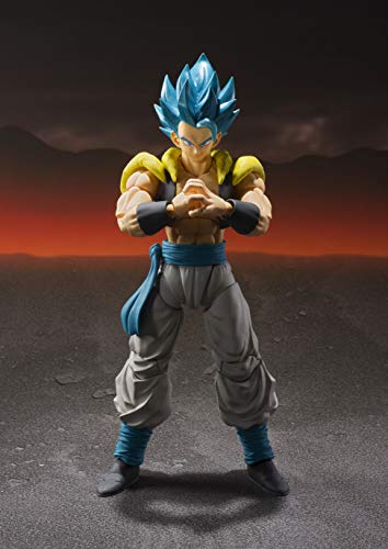 S.H.フィギュアーツ ドラゴンボール スーパーサイヤ人ゴッドスーパーサイヤ人ゴジータ 約140mm ABS&PVC製 塗装済み可動フィギュア - Image 6