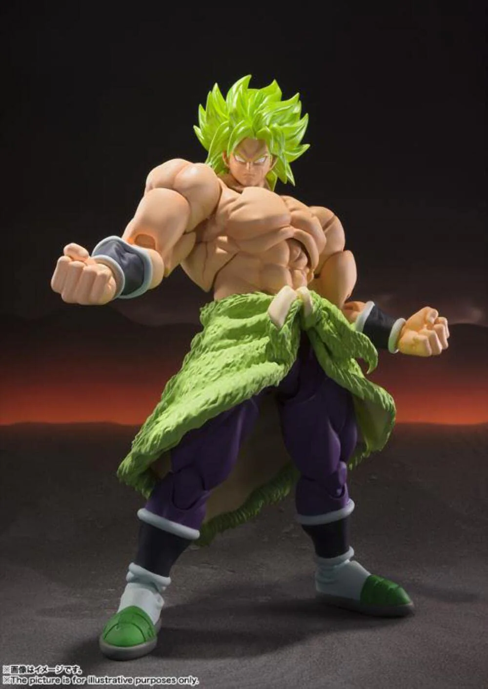 S.H.フィギュアーツ ドラゴンボール スーパーサイヤ人ブロリーフルパワー 約220mm ABS&PVC製 塗装済み可動フィギュア - Image 8
