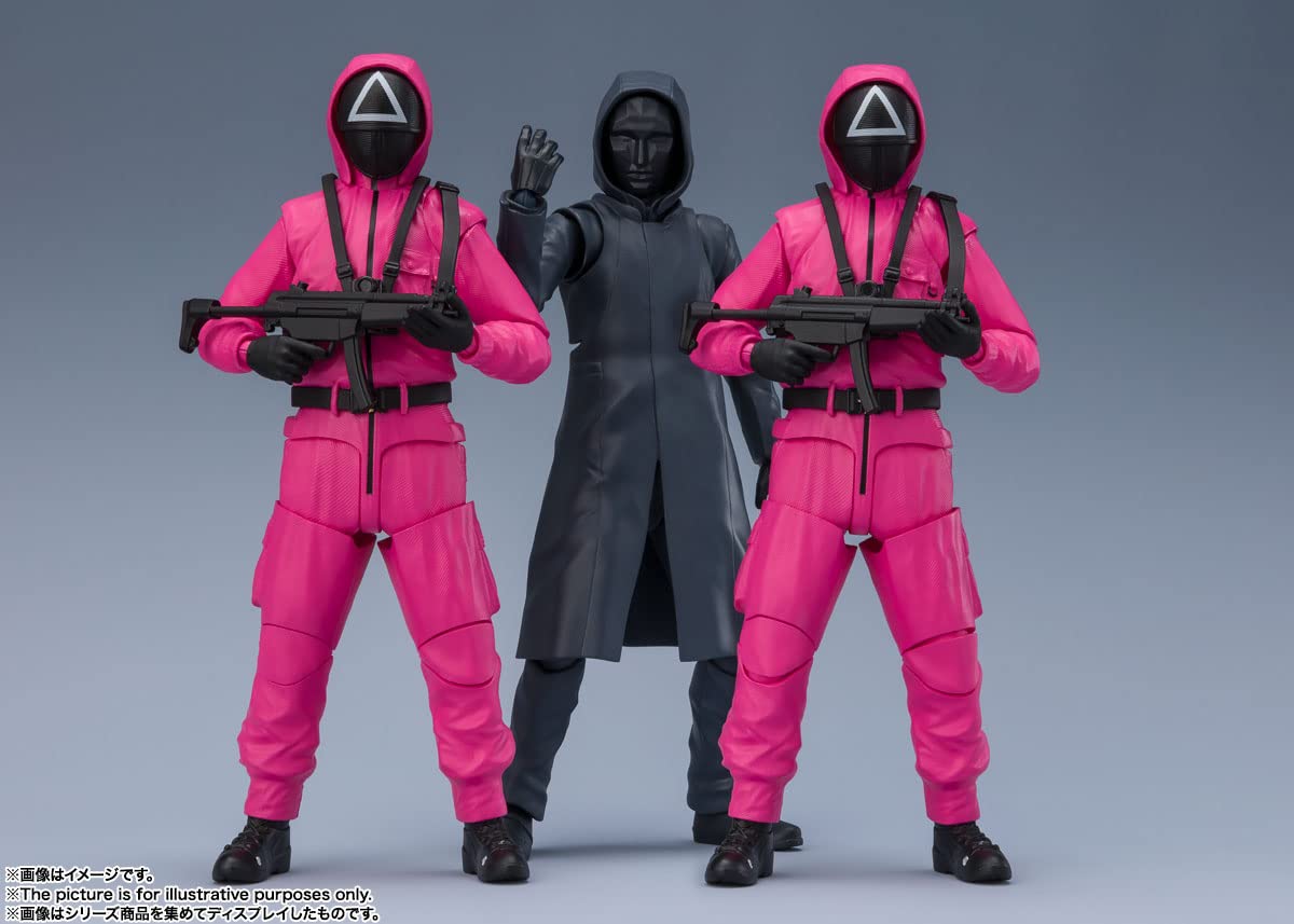 S.H.フィギュアーツ イカゲーム マスクド ソルジャー 約145mm ABS&PVC製 塗装済み可動フィギュア - Image 4