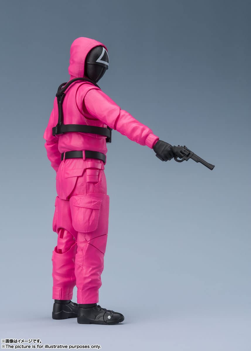 S.H.フィギュアーツ イカゲーム マスクド ソルジャー 約145mm ABS&PVC製 塗装済み可動フィギュア - Image 5