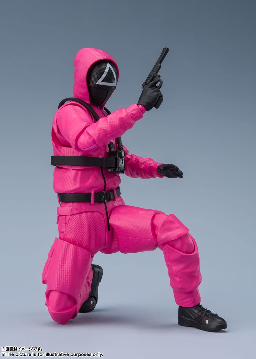 S.H.フィギュアーツ イカゲーム マスクド ソルジャー 約145mm ABS&PVC製 塗装済み可動フィギュア - Image 6