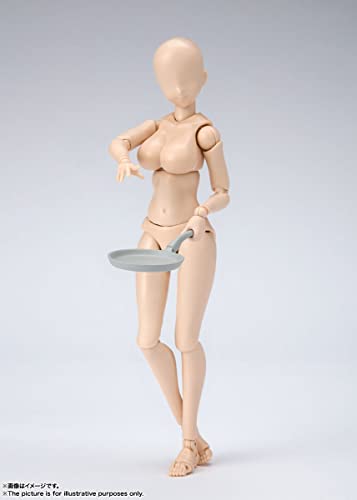 S.H.フィギュアーツ ボディちゃん -矢吹健太朗- Edition DX SET (Pale orange Color Ver.) 約135mm PVC&ABS製 可動フィギュア - Image 4