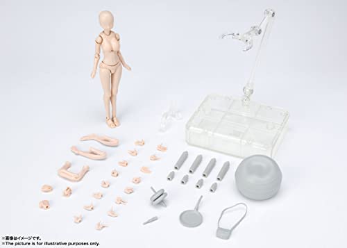 S.H.フィギュアーツ ボディちゃん -矢吹健太朗- Edition DX SET (Pale orange Color Ver.) 約135mm PVC&ABS製 可動フィギュア - Image 7