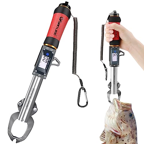 SANLIKE 23年新型 フィッシュグリップ フィッシンググリッパー 海釣り 大型魚に適応 レッド - Image 2