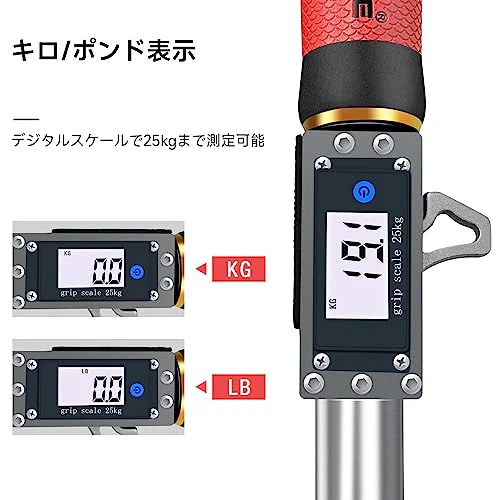 SANLIKE 23年新型 フィッシュグリップ フィッシンググリッパー 海釣り 大型魚に適応 レッド - Image 4