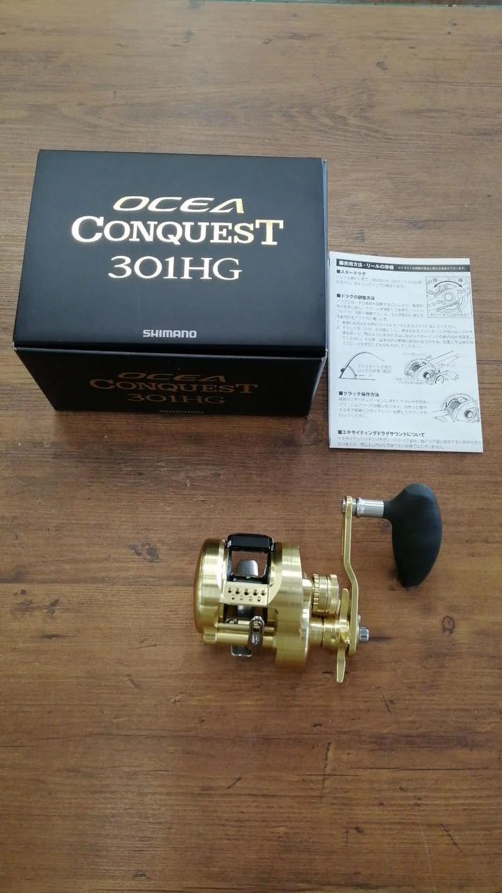 SHIMANO Bait Reel 22 OCEA CONQUEST 301HG 044457 - Image 8