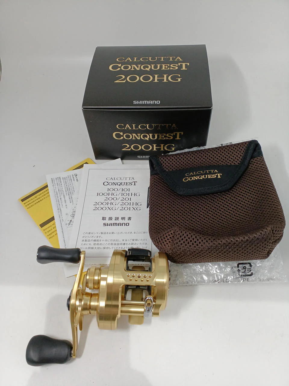 SHIMANO Baitcasting Reel 21 CALCUTTA CONQUEST 200HG