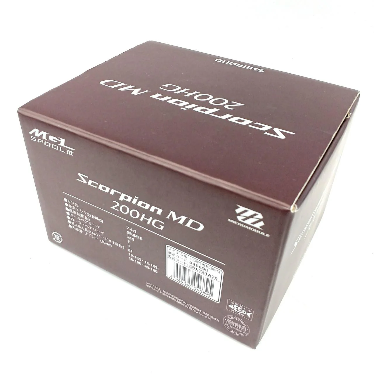 SHIMANO Baitcasting Reel 24 SCORPION MD 200HG 046895 - Image 9