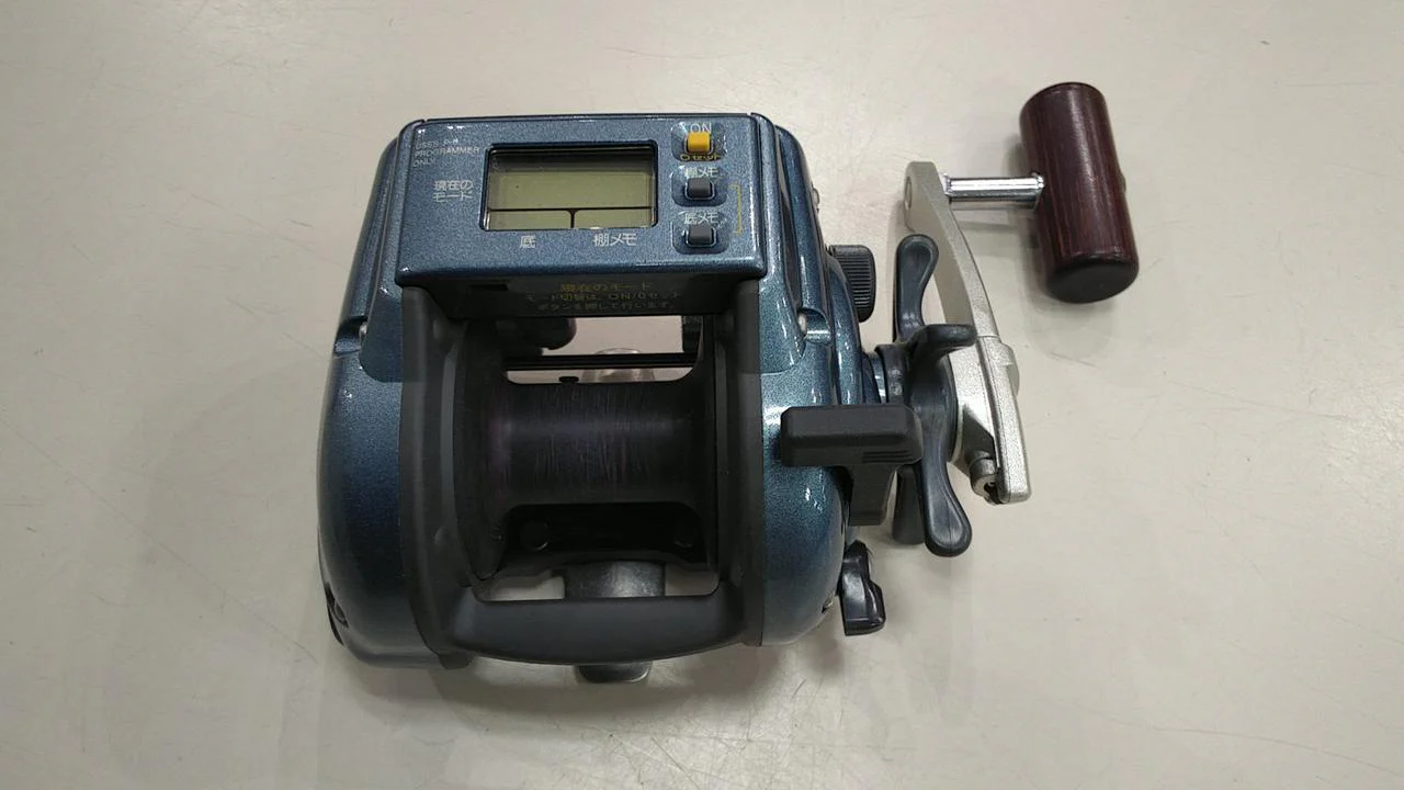 SHIMANO Digital counter-equipped dual-axis reel SLS Kobune 1000