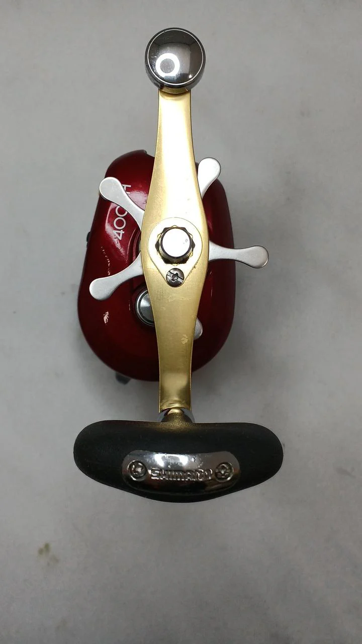 SHIMANO Double handle reel 07 SLS Kobune 400XH - Image 4
