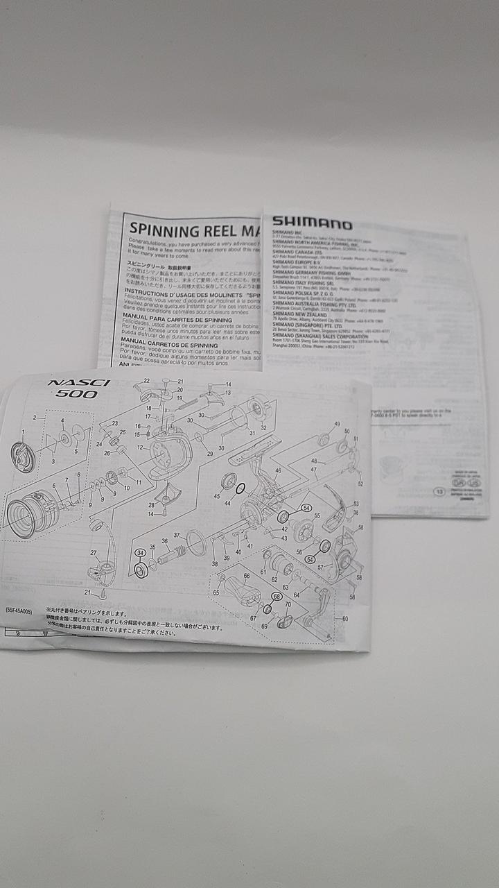 SHIMANO Spinning Reel 21 NASCI 4000XG 043238 - Image 15