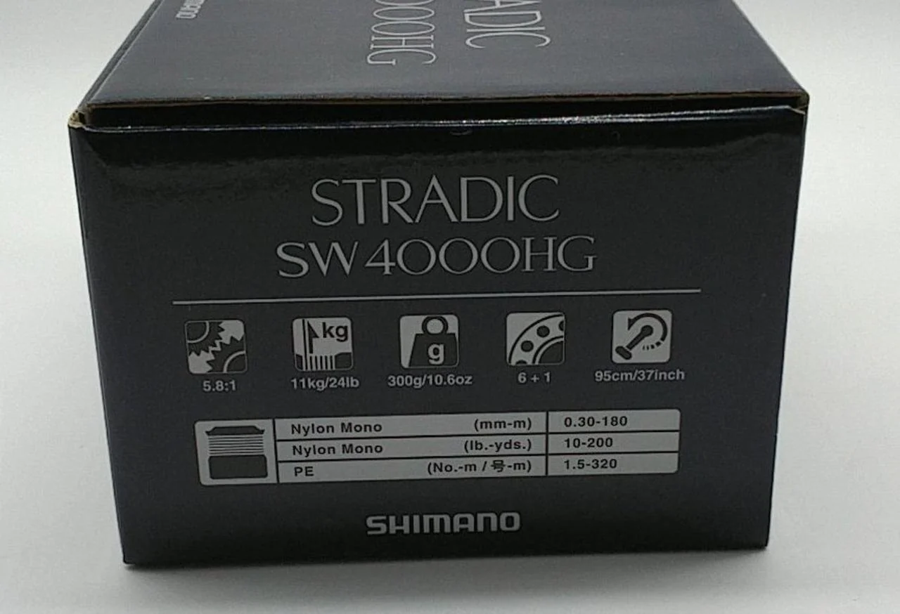 SHIMANO Spinning Reel STRADIC SW4000HG 04241 - Image 15